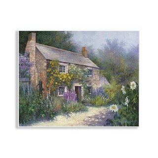 Stupell Gardener's Cottage View Wall Plaque Art Design By Hilary Mayes ...