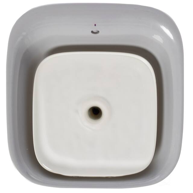 Plastic White Motion Sensor Pet, Dog or Cat Water Drinking Fountain