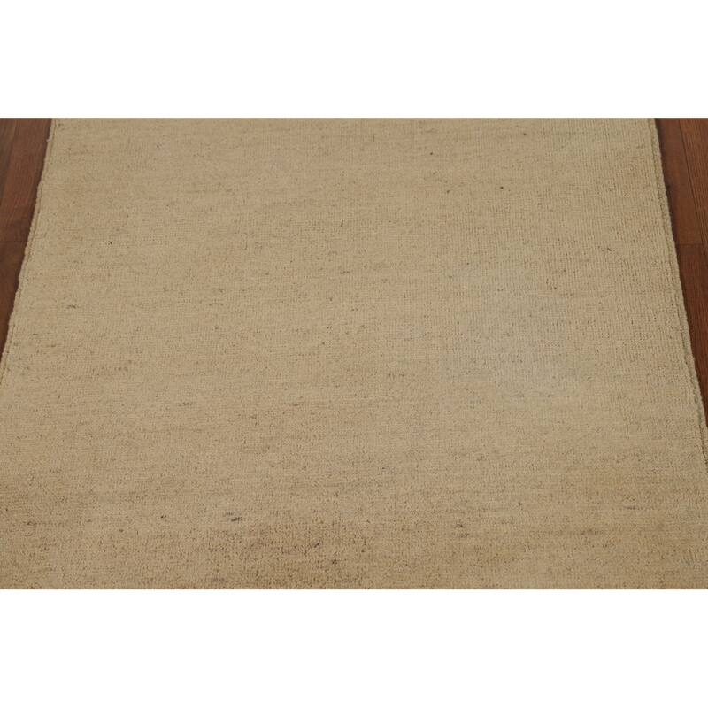 Gabbeh Modern Foyer Rug Oriental Handmade Wool Carpet - 2'9"x 4'0"