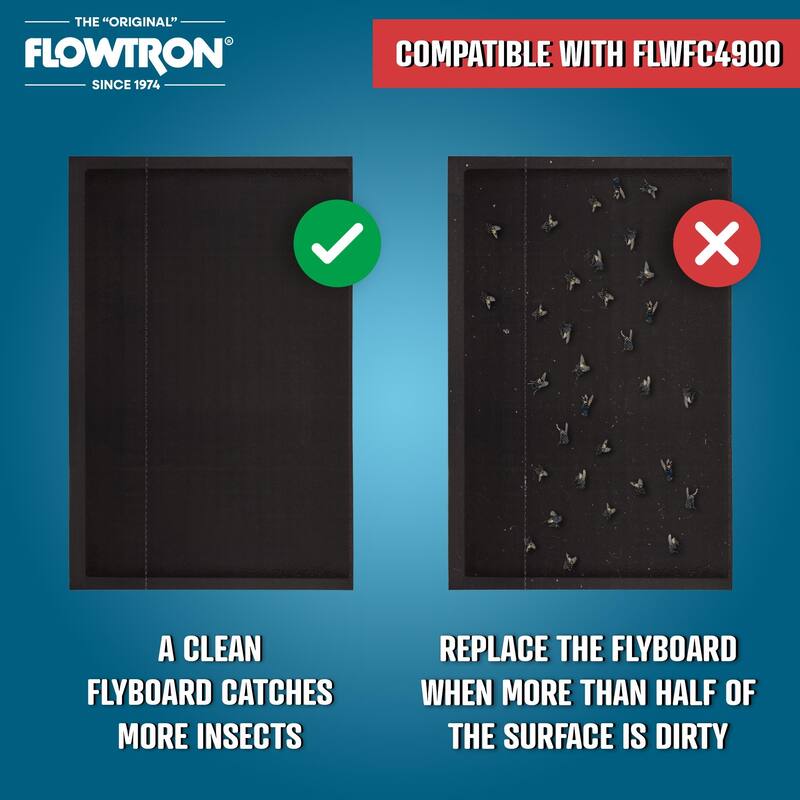 Flowtron Replacement Adhesive Fly Sticky Board (Pack of 6) for FC-4900