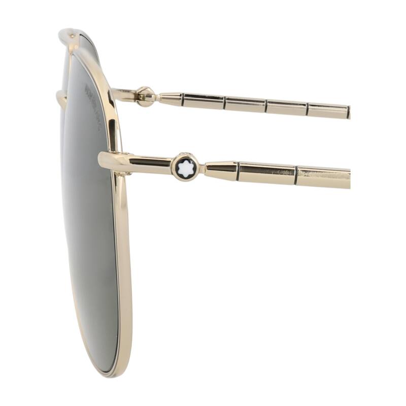 Montblanc Aviator-Frame Metal Sunglasses