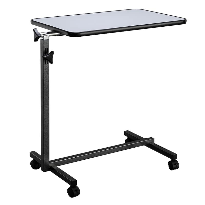 Multifunctional Adjustable Side Table Bedside Table 4 Wheels