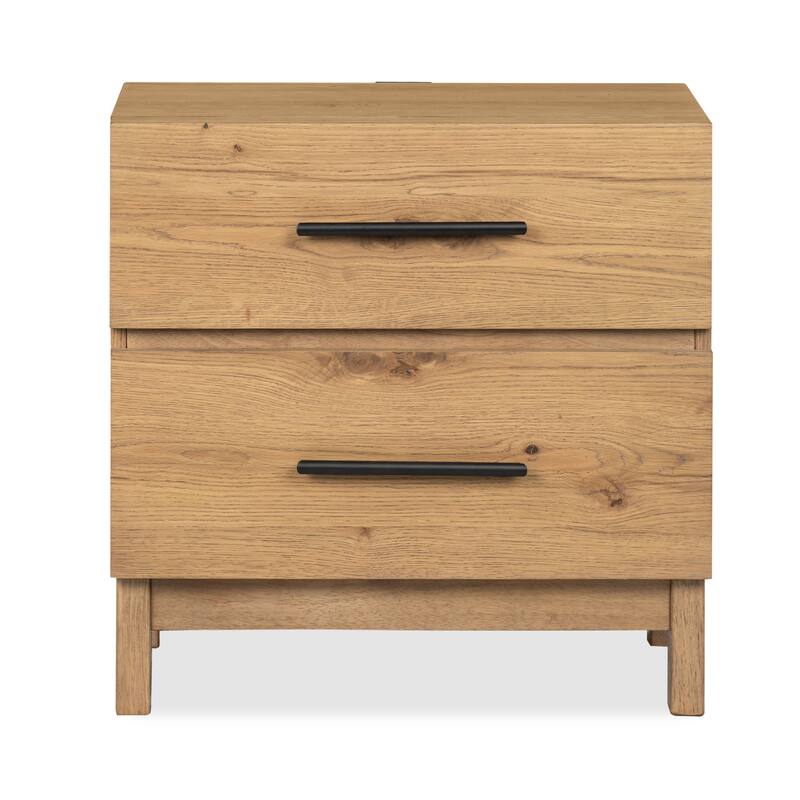 Magnussen Home Davenport Rustic Caramel Drawer Nightstand