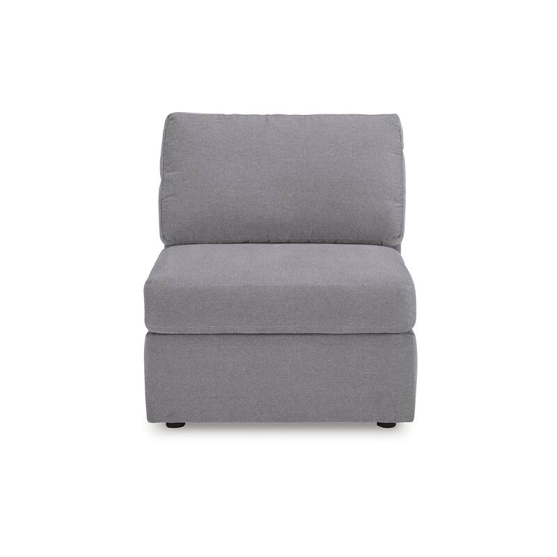 Signature Design by Ashley Modmax Gray 5-Piece Double Chaise Sectional - 174" W x 68" D x 36" H