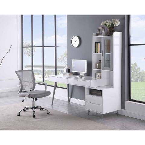 Somette Contemporary Pneumatic Adjustable-Height Computer Chair - N/A