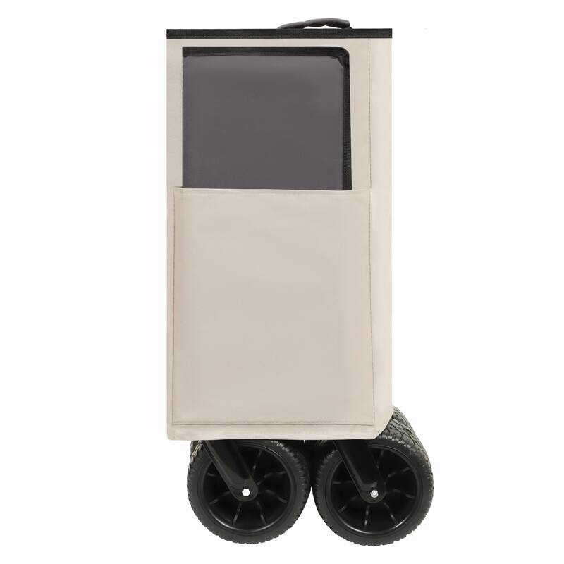 Heavy-Duty 480lbs Capacity Beach Wagon Cart with Large All-Terrain Wheels