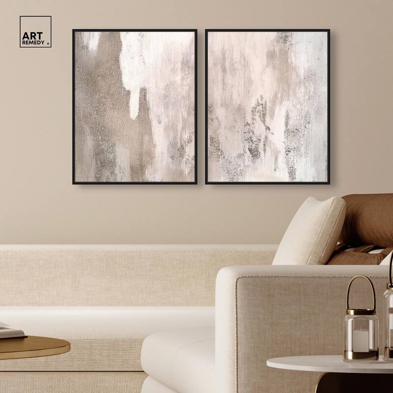 Striated Texture II Canvas Set of 2 by Art Remedy