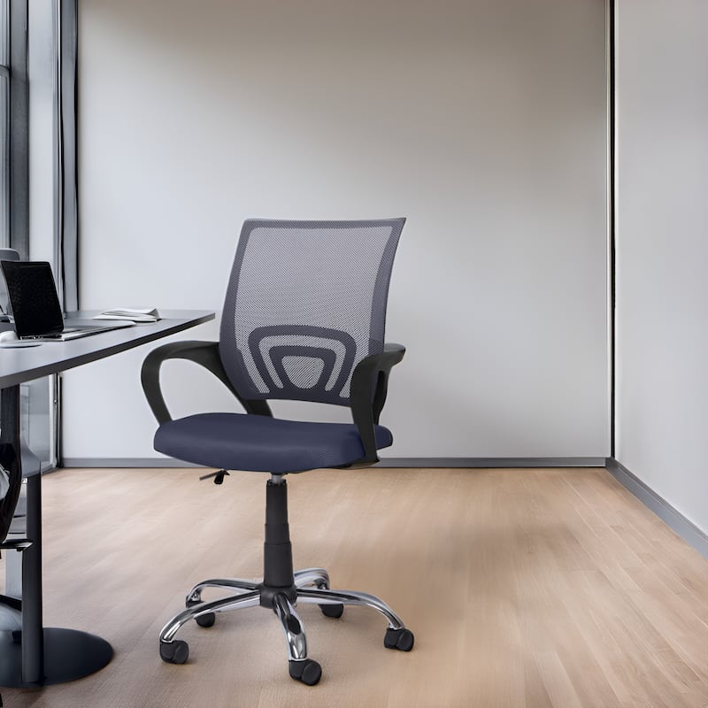 Ergonomic Breathable Mesh Office Chair – Adjustable Design with Lumbar Support and Enhanced Mobility with 360° Swivel Wheels