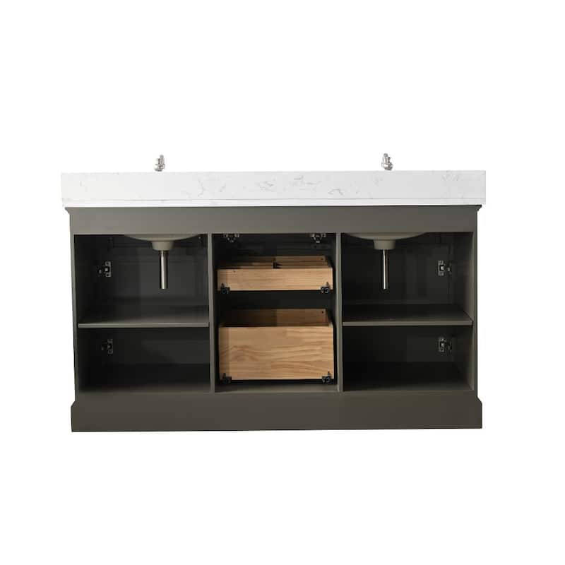 Sudio Design Thompson 60" Double Bathroom Vanity