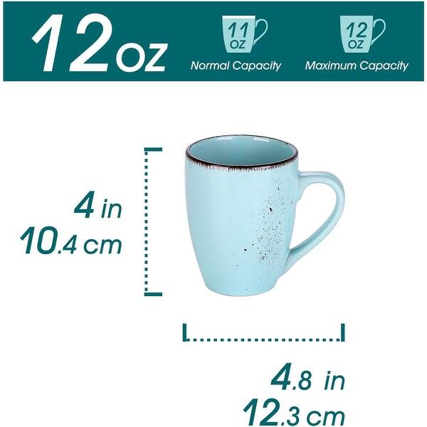 Coffee Mug Set of 4, Ceramic 12 Oz Coffee Cups - Bed Bath & Beyond -  39997589
