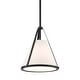 preview thumbnail 1 of 9, Crystorama Lighting Group FUL-900 Fulton 10" Wide Mini Pendant Black