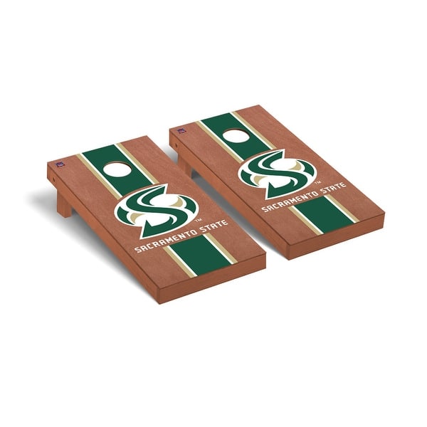 slide 2 of 5, Sacramento State Hornets Rosewood Cornhole Board Set