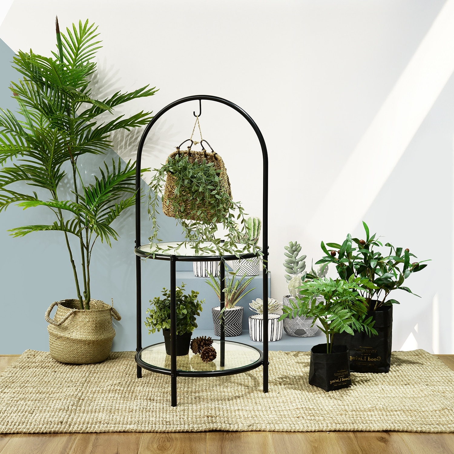 Bedside sales plant stand