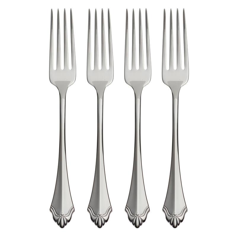 Oneida Kenwood Fine Flatware Dinner Forks, Set Of 4