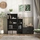 preview thumbnail 184 of 202, DH BASIC Modern Wood Customizable Stackable Storage Organizer - Cube Shelves, Drawer Cabinet, Bookcase with Doors by Denhour