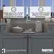 preview thumbnail 58 of 57, Karran QT-812 Top Mount 33 in. Large Single Bowl Quartz Kitchen Sink Kit