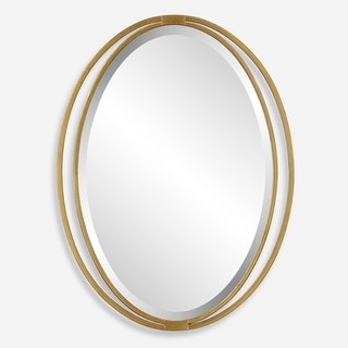 Uttermost 09992 Rhodes 24-1/4" W x 31-7/8" H Oval Framed Bathroom