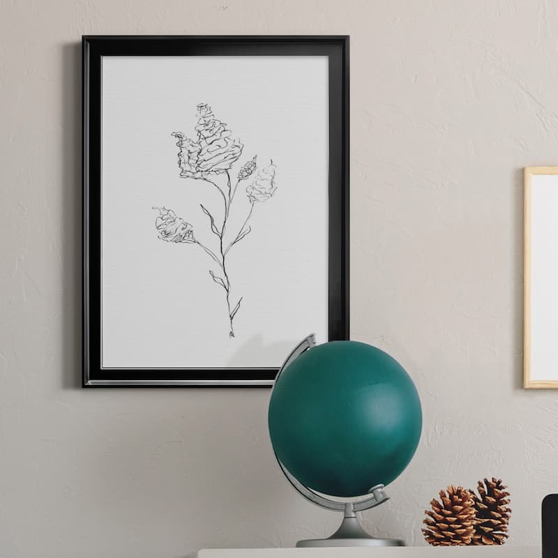 FLORAL SKETCH I Premium Framed Canvas - Ready to Hang