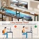 preview thumbnail 30 of 65, Reversible L Shaped Computer Desk with File Drawer & Monitor Stand & Power Outlet & LED Strip, Home Office Desk Corner Desk