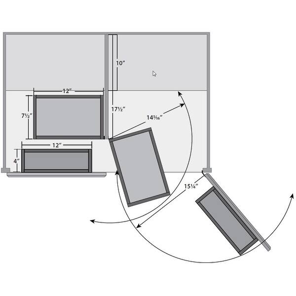 Shop Rev A Shelf 4wp18 57 Kit 4wp Series 57 Tall Swing Out Pantry