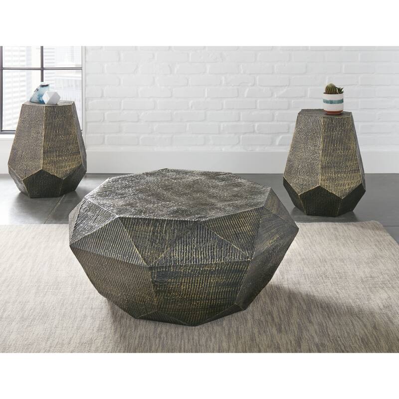 Steve Silver Divo Geometric Shaped Coffee Table