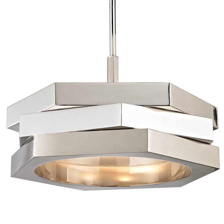 Elk Home 1141-011  Facet 3 Light 24" Wide Drum Chandelier - Chandeliers For Bedrooms by Overstock.com