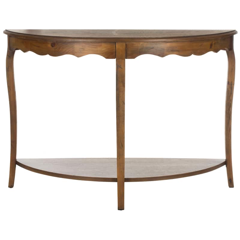 SAFAVIEH Getulia Console Table- 48" x 18" x 33" - 48Wx18Dx33H - Firewood