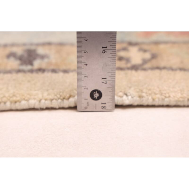 ECARPETGALLERY Hand-knotted Modern Oushak Beige Wool Rug - 8'10 x 12'0