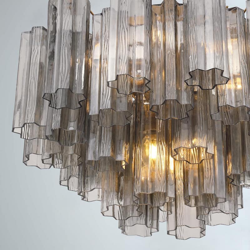 Crystorama Lighting Group ADD-308-SM Addis 9 Light 22" Wide Chandelier