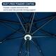 Ainfox 10ft Patio Umbrella with Lights Outdoor Solar Umbrella