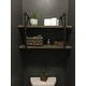 Danya B. Two-tier Industrial Pipe Wall Shelf