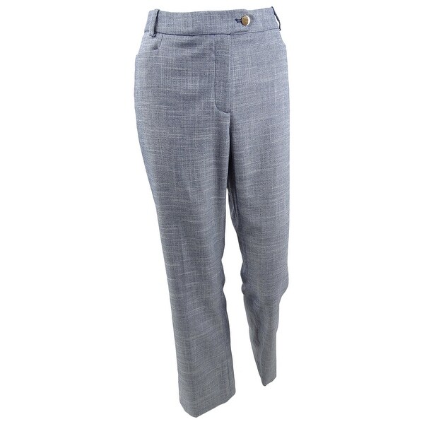 Calvin Klein Women's Plus Size Denim Modern Straight-Leg Pants. Opens flyout.