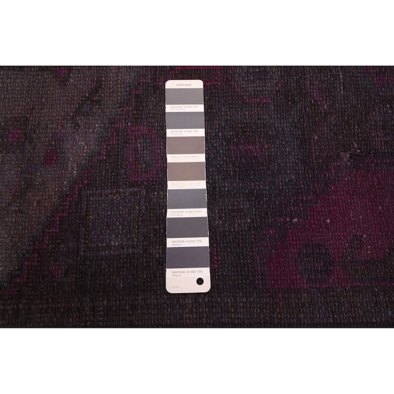 ECARPETGALLERY Hand-knotted Color Transition Charcoal Wool Rug - 3'3 x 6'9