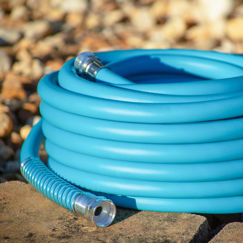 Aqua Joe 5/8 In 50 Ft. Hybrid Polymer FLEX Kink Free Hose - 50 Ft - 50 Ft