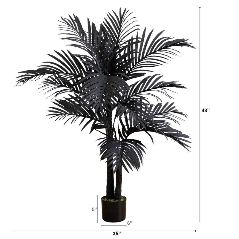 Artificial Golden Cane Halloween Potted Tree - 4' - Unlit