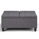 preview thumbnail 89 of 168, WYNDENHALL Elliot Transitional Table Ottoman