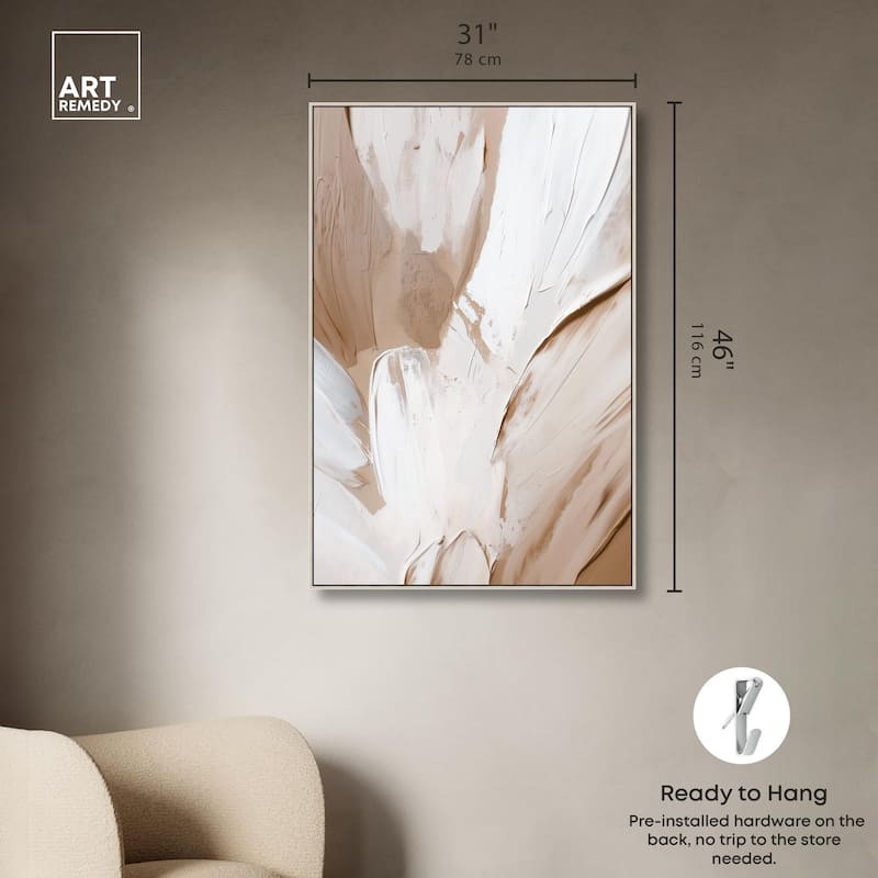 Fawn and Frost Canvas by Art Remedy