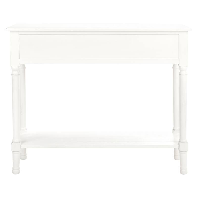 SAFAVIEH Justina 2-Drawer Console Table - 35.5" W x 13" L x 29.5" H - 36Wx13Dx30H
