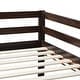 preview thumbnail 15 of 38, Artsy Solid Wooden Twin over Twin Bunk Bed with Ladder, Upper and Bottom Bed Platforms crafted with Strengthened Slats