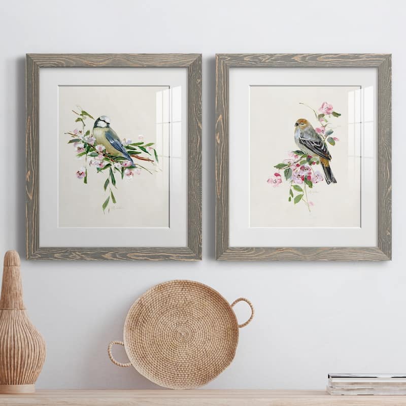 Spring Song Blue Bird-Premium Framed Print - Ready to Hang