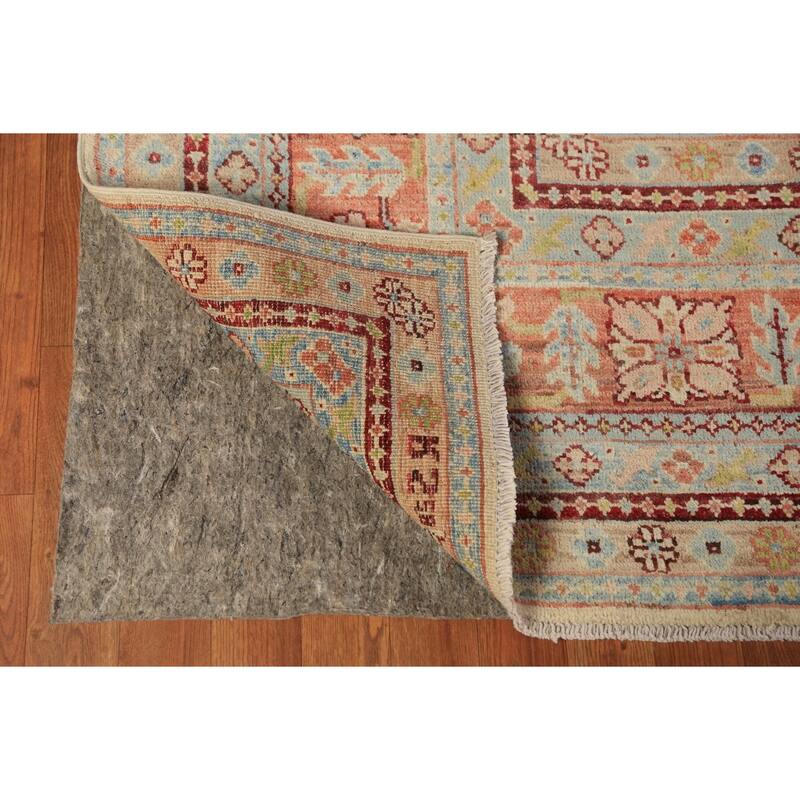 Vegetable Dye Heriz Serapi Oriental Rug Hand-Knotted Beige Wool Carpet - 10'1"x 12'8"
