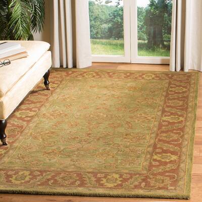 SAFAVIEH Handmade Golden Jaipur Tomika Traditional Oriental Wool Rug