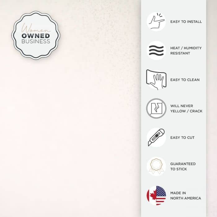 Peel and Stick Backsplash Tile - Smart Tiles Blok White X Large - Kitchen and Bathroom Stick on Tiles