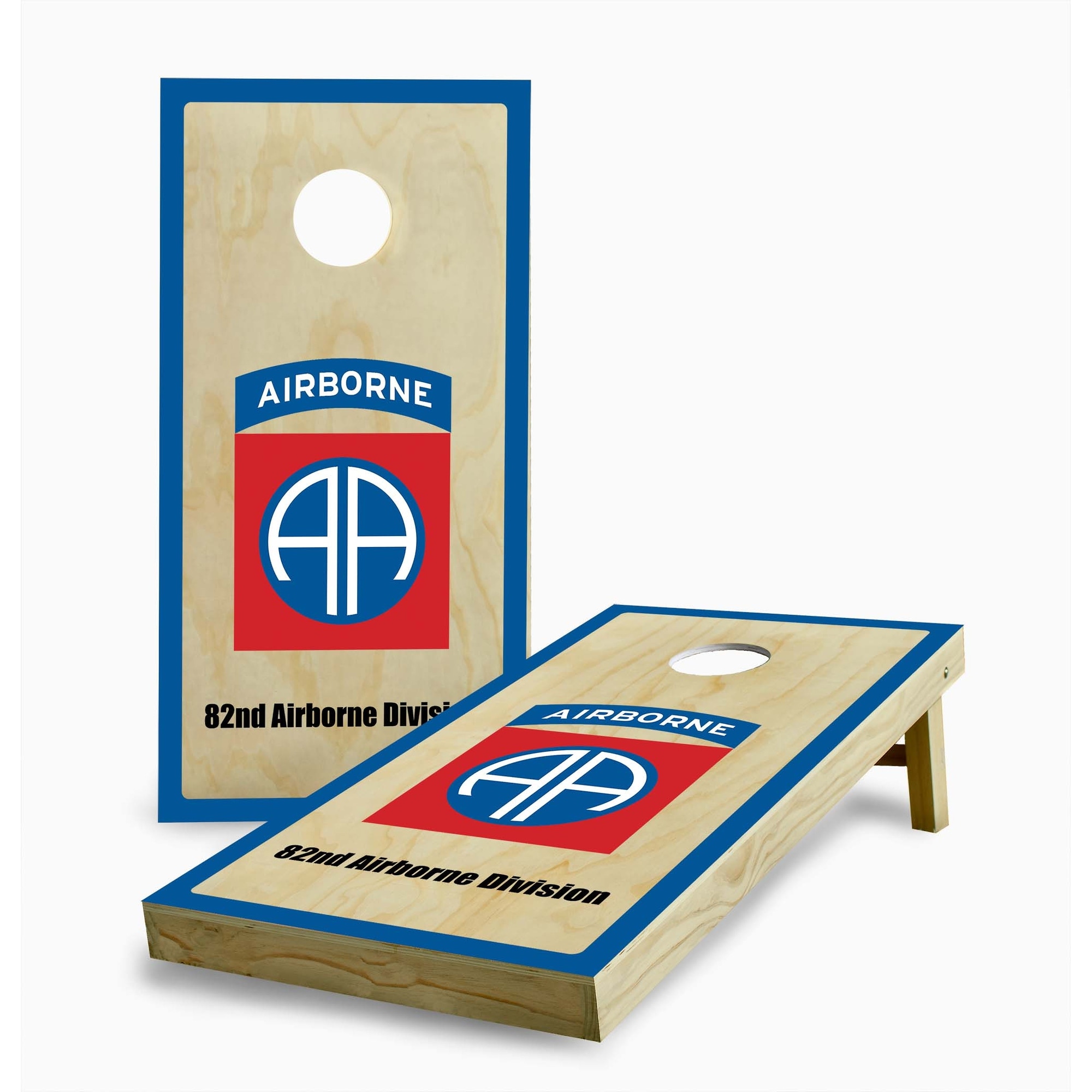 82nd Airborne Division Regulation 2x4 Cornhole Game Set