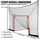 preview thumbnail 5 of 5, VEVOR Lacrosse Goal,Folding Portable Backyard Lacrosse Training Equipment,Complete Accessories Training Net