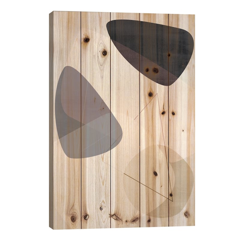 Graphic CL.B Print On Wood by Mareike Böhmer - Multi-Color - 40x26x1.5
