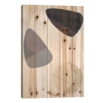 Graphic CL.B Print On Wood by Mareike Böhmer - Multi-Color
