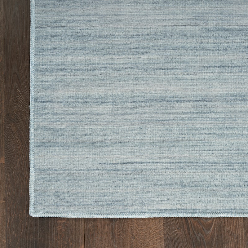 Nourison Washable Essentials Indoor Solid Area Rug