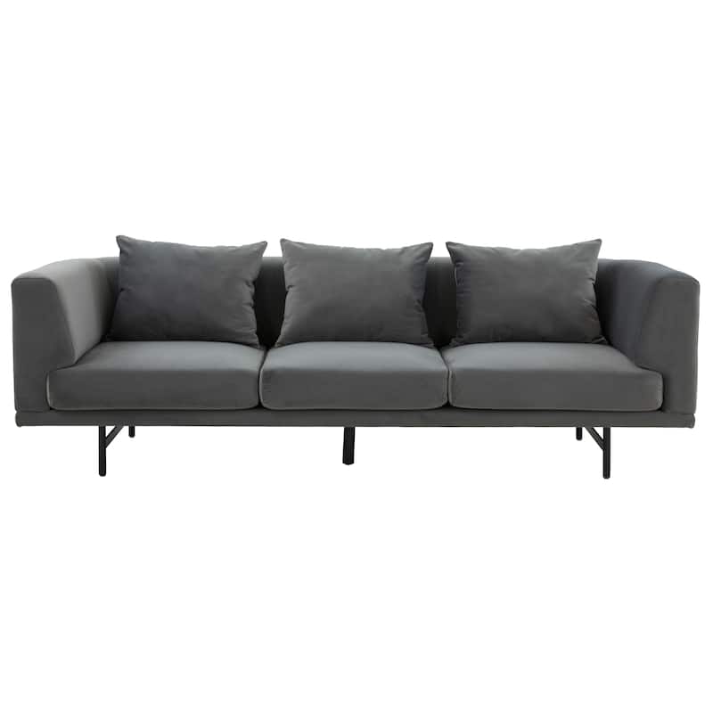 SAFAVIEH Home Marcy Velvet Sofa - 90"W x 36"D x 28"H