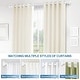 preview thumbnail 25 of 34, Modern Square Urn Adjustable Drapery Curtain Rod with Clip Rings